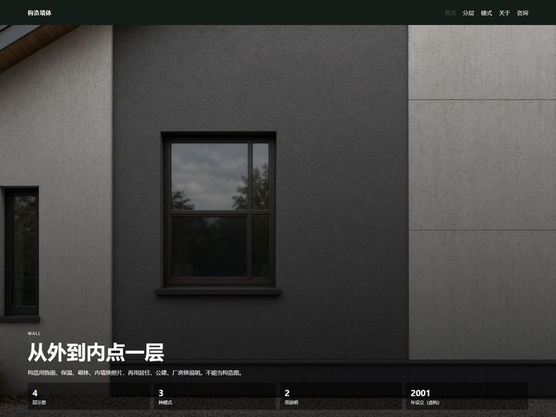 构造墙体