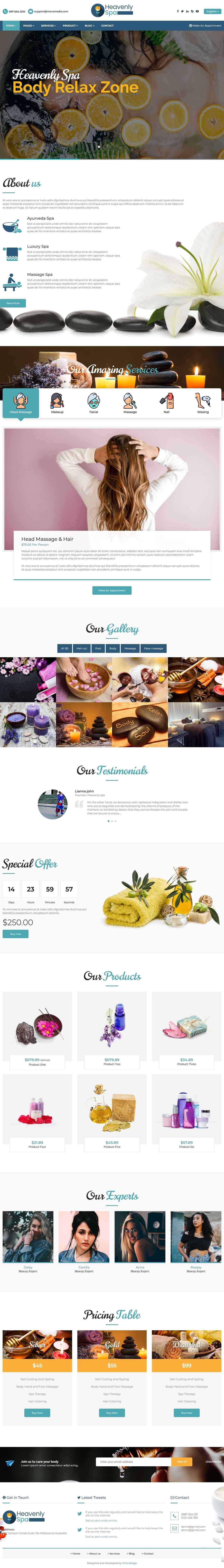heavenly-spa-html-template