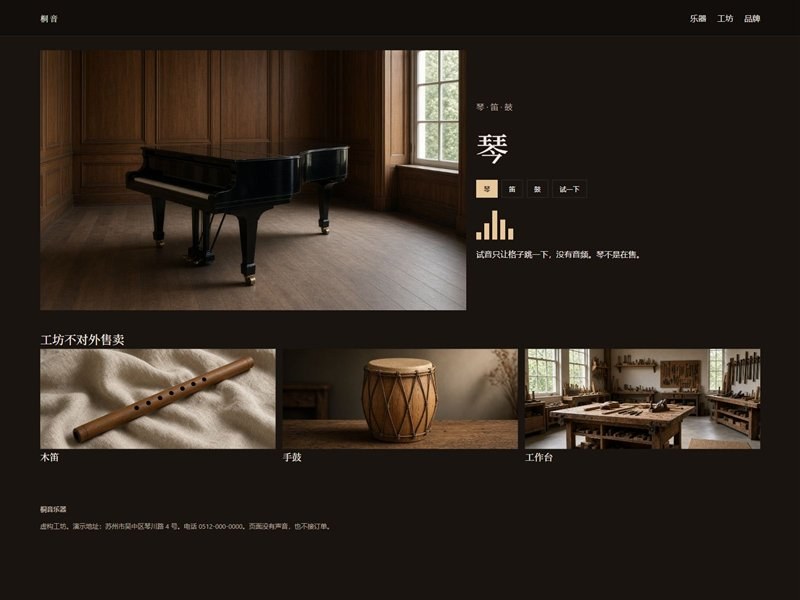 桐音乐器 — 企业官网