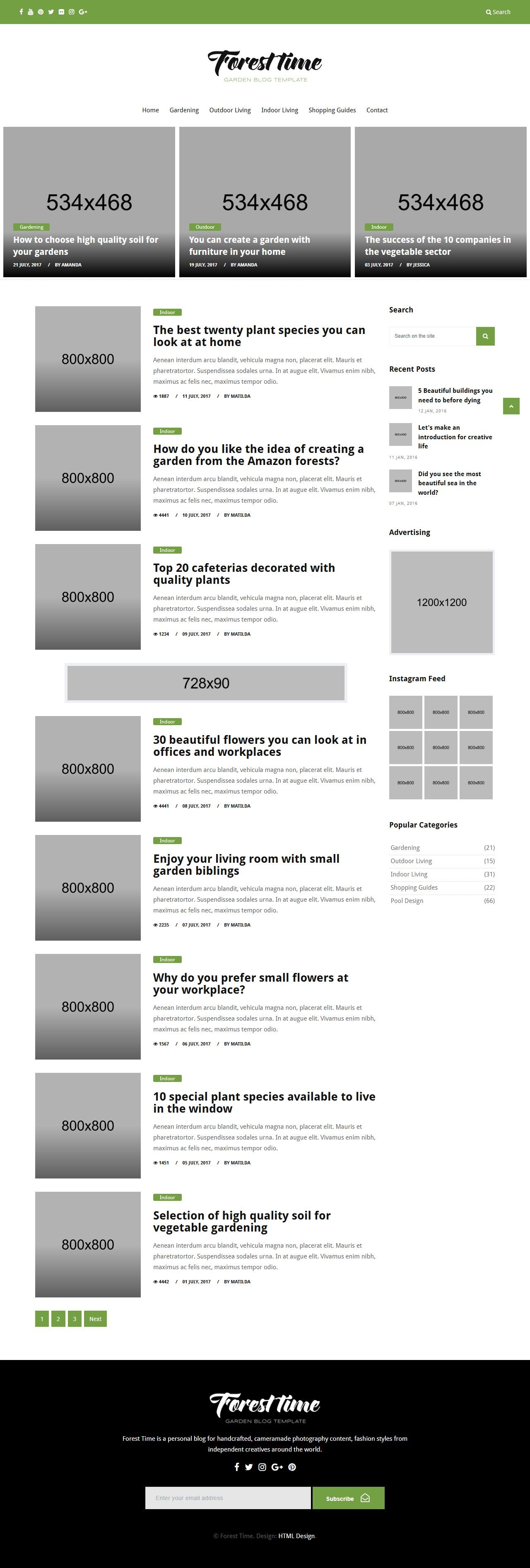 foresttime-garden-template