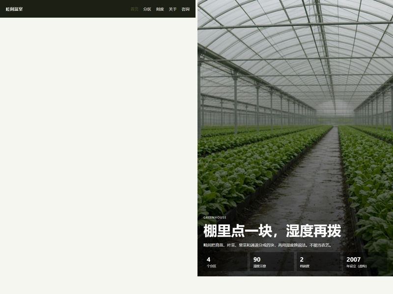 畦间温室