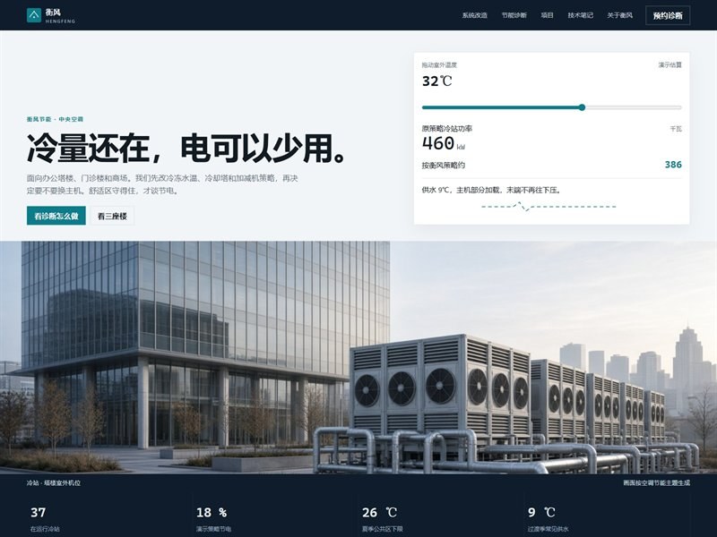 衡风节能 — 空调节能企业官网