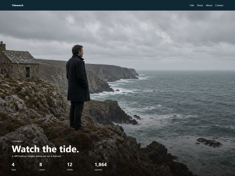 tidewatch 网站模板