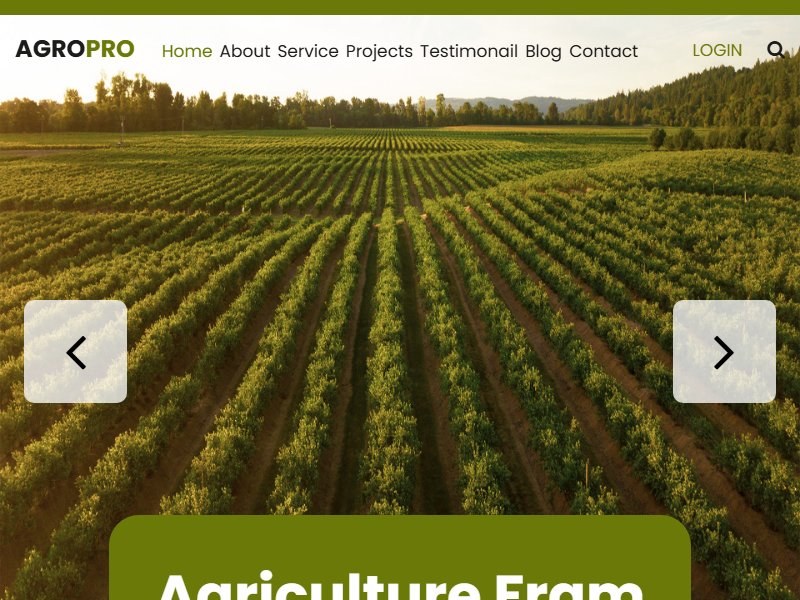agriculture-farm-website-template 网站模板