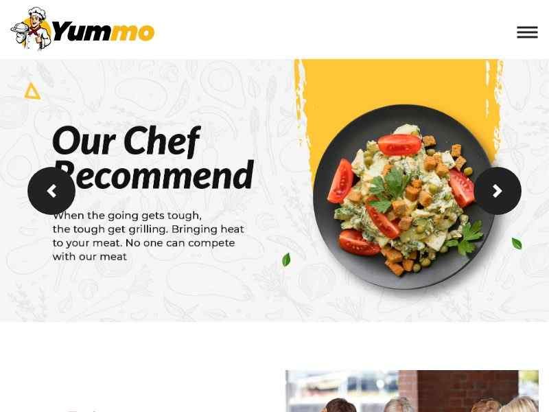 yummo-restaurant-website-template 网站模板