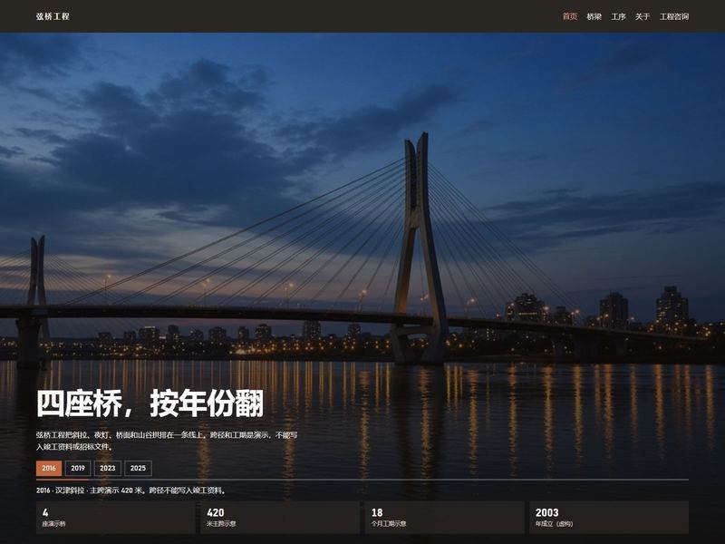 弦桥工程