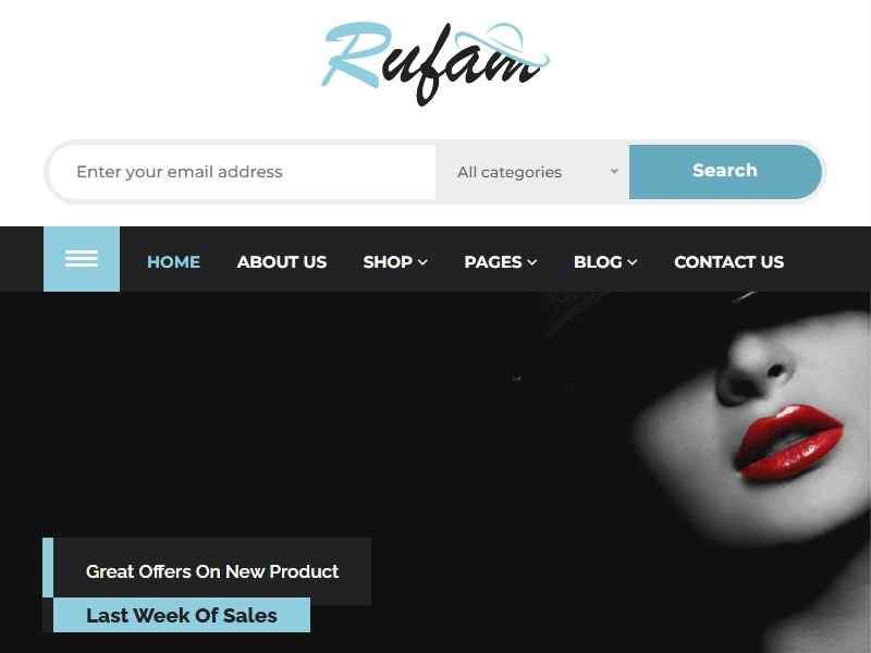 rufam-ecommerce-html-template 网站模板