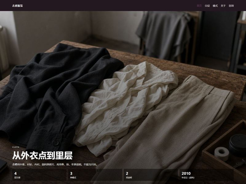 衣褶服装