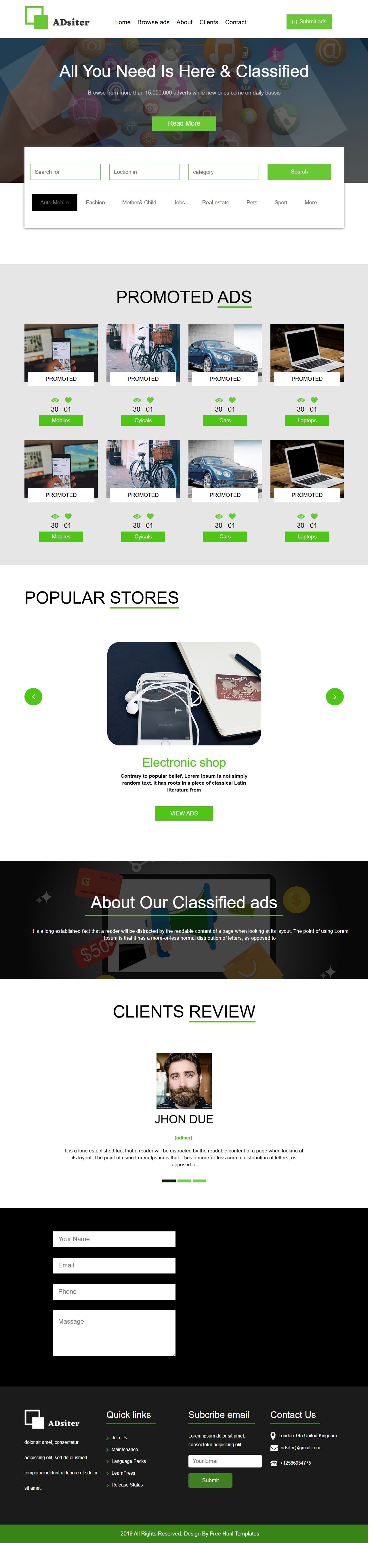 adsiter-classified-ads-template