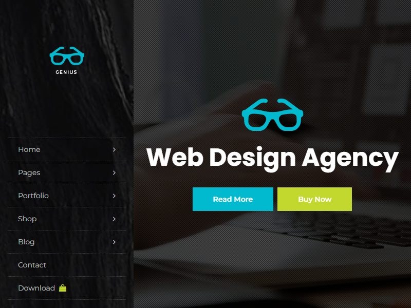 genius-digital-agency-template 网站模板