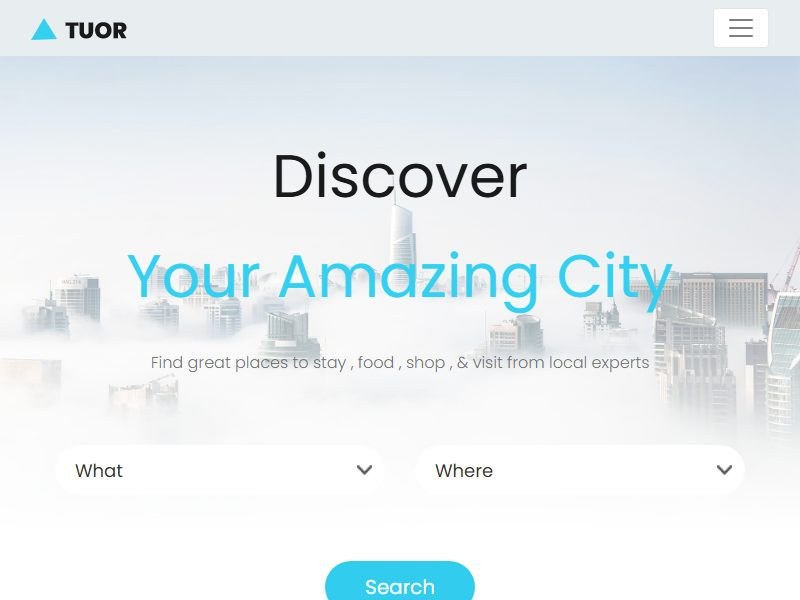 tuor-travel-website-template 网站模板