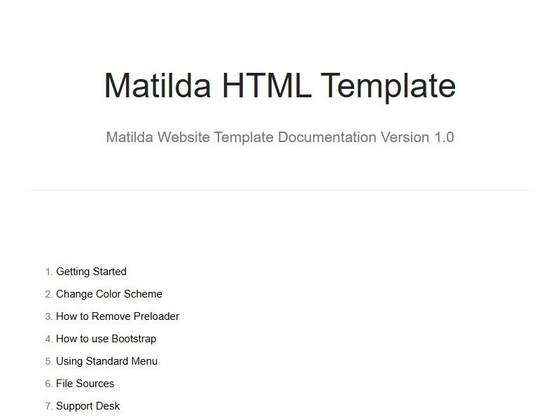 matilda-lifestyle-blog-template 网站模板