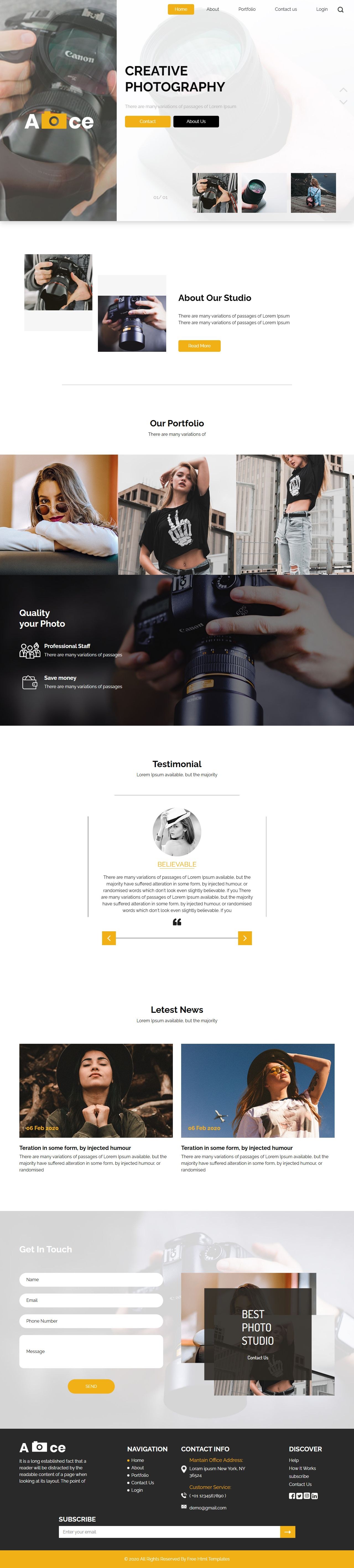 ace-photography-website-template