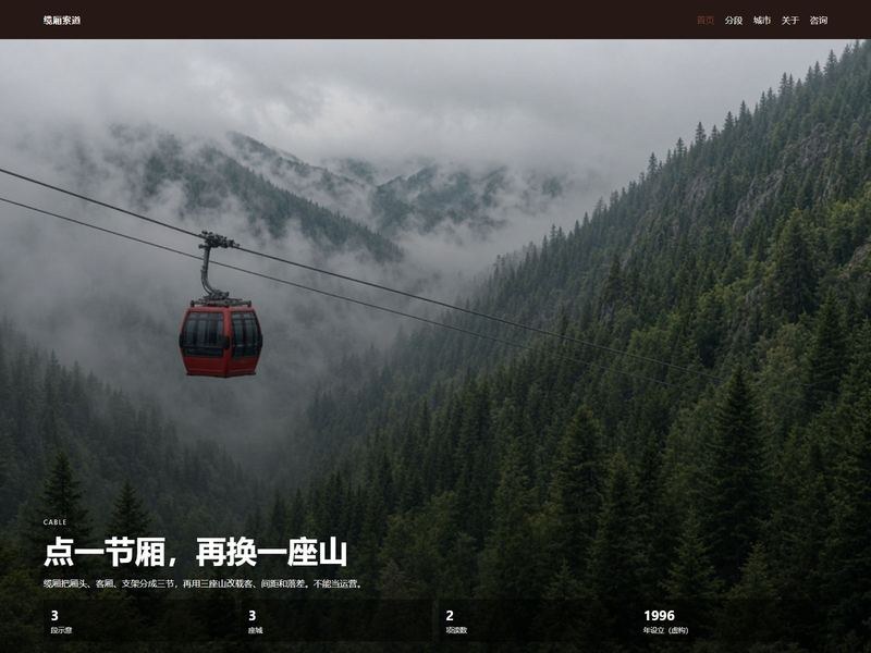缆厢索道