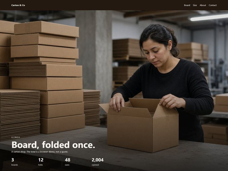 cartonco 网站模板